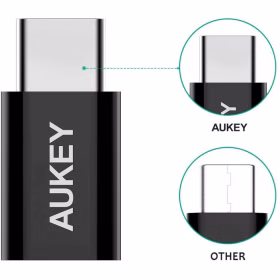 کابل تبدیل USB-C به USB-C آکی (Aukey) طول 1 متر | فروش فقط حضوری در فروشگاه سفید رایانه اهواز