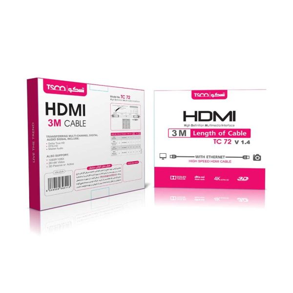 کابل تسکو مدل HDMI TC 72 | فروش فقط حضوری در فروشگاه سفید رایانه اهواز