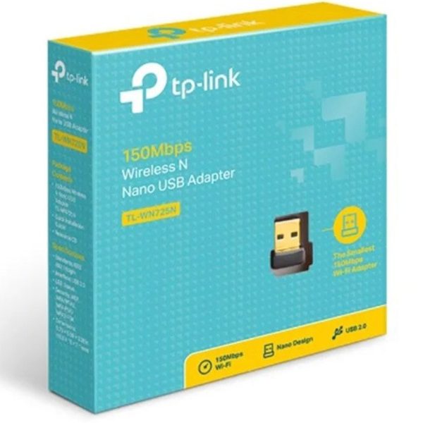 کارت شبکه بی‌سیم تی پی لینک مدل TL-WN725N ظرفیت ۱۵۰Mbps | فروش فقط حضوری در فروشگاه سفید رایانه اهواز