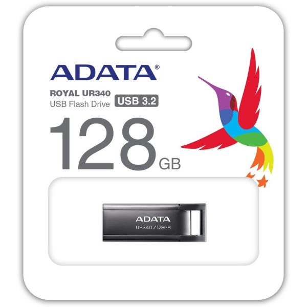 فلش مموری ای دیتا Royal UR340 USB 3 ظرفیت 128 گیگابایت | فروش فقط حضوری در فروشگاه سفید رایانه اهواز