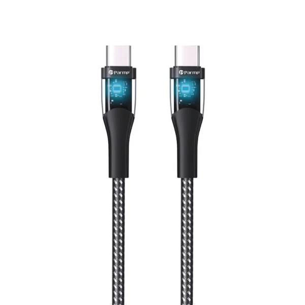 کابل USB-C پارمپ مدل PUDC-25CC1.2M 60W طول 1.2 متر | فروش فقط حضوری در فروشگاه سفید رایانه اهواز